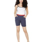 Asmaani Blue Grey Color Short Pant with Two Side Pockets