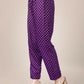 Jyoti Fashion Women's Purple Rayon Print with Embroidery & Fancy Lace Work Kurta with Trouser & Dupatta | Swadesiicart