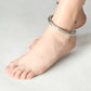 Mominos Fashion Kamal Johar Oxidised Silver Pressing Style Anklets | Swadesiicart