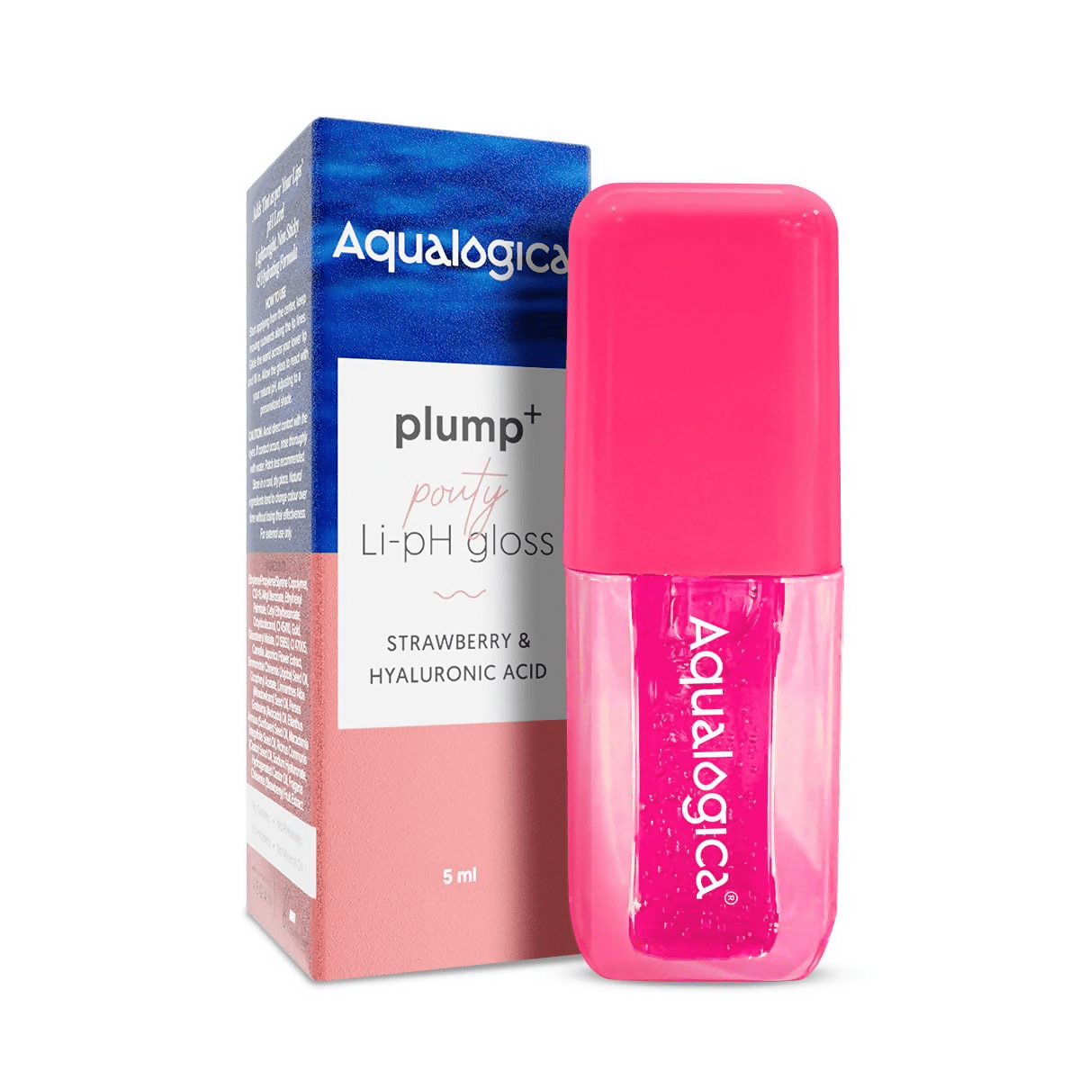 Aqualogica Plump+ Pouty Li-Ph Gloss - Watermelon Slice - Limited Time Offer - Swadesiicart