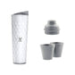Vaya Drynk Stainless Steel Water Bottle Tumbler for Office - 600ml (White) | Swadesiicart