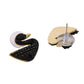 NVR Women Black Cz Studded Studs Earrings | Swadesiicart