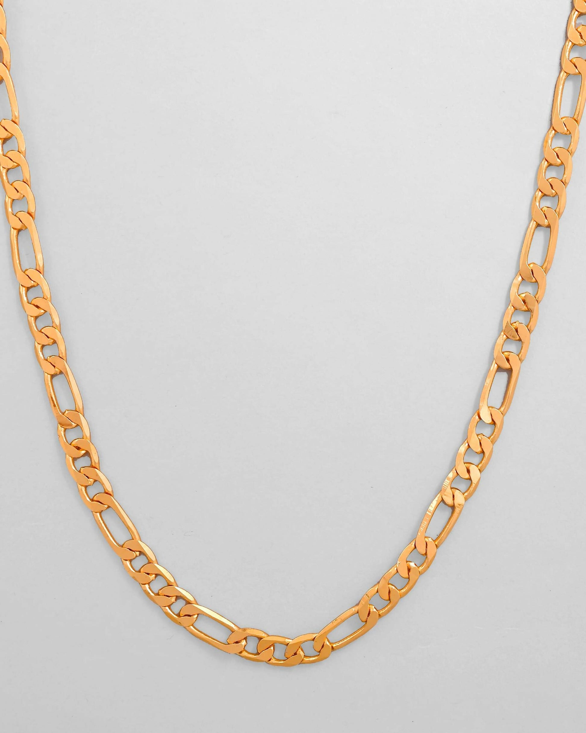 VOJ Gold-Polished Designer Chain For Men | Swadesiicart