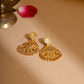 Ruby Raang Traditional Gold Earrings | Swadesiicart