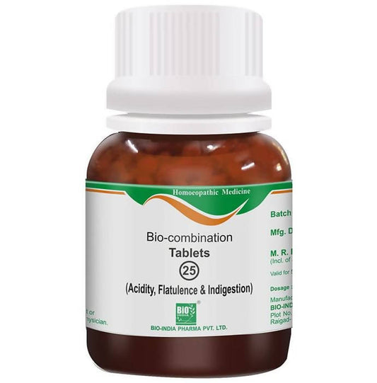 Bio India Homeopathy Bio-combination 25 Tablets | Swadesiicart