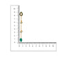 Ruby Raang Green Long Kundan Dangler Earrings | Swadesiicart