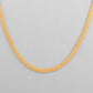 VOJ Men's Gold-Polished Self Designed Snake Chain | Swadesiicart