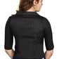 Aastha Fashion Women's Women's Black Art Silk Button Readymade Blouse