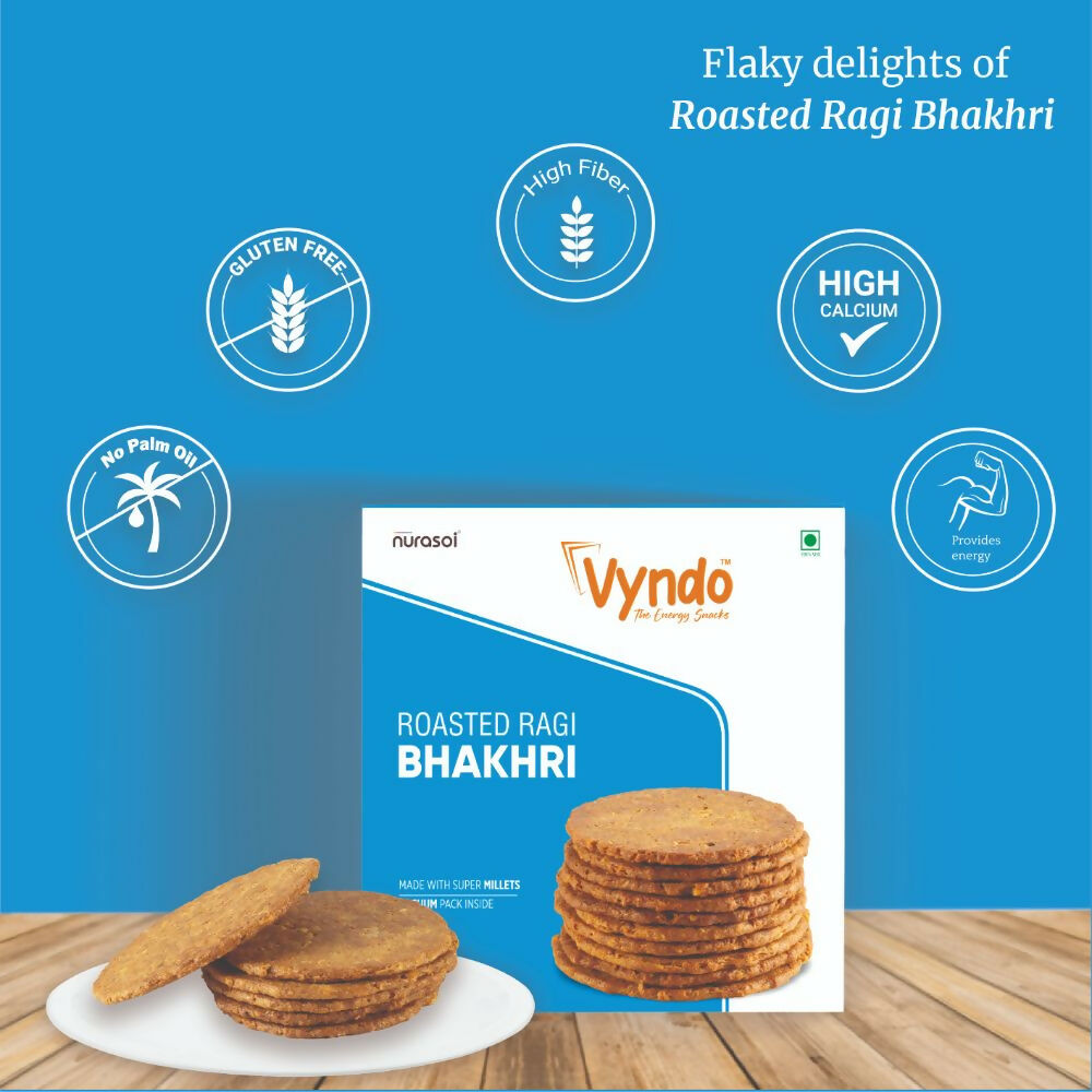 Vyndo Roasted Ragi Bhakhri - Swadesiicart