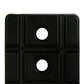 Klapp Six Pcs Plastic Wicket Set with Cover - Black and Yellow - Swadesiicart