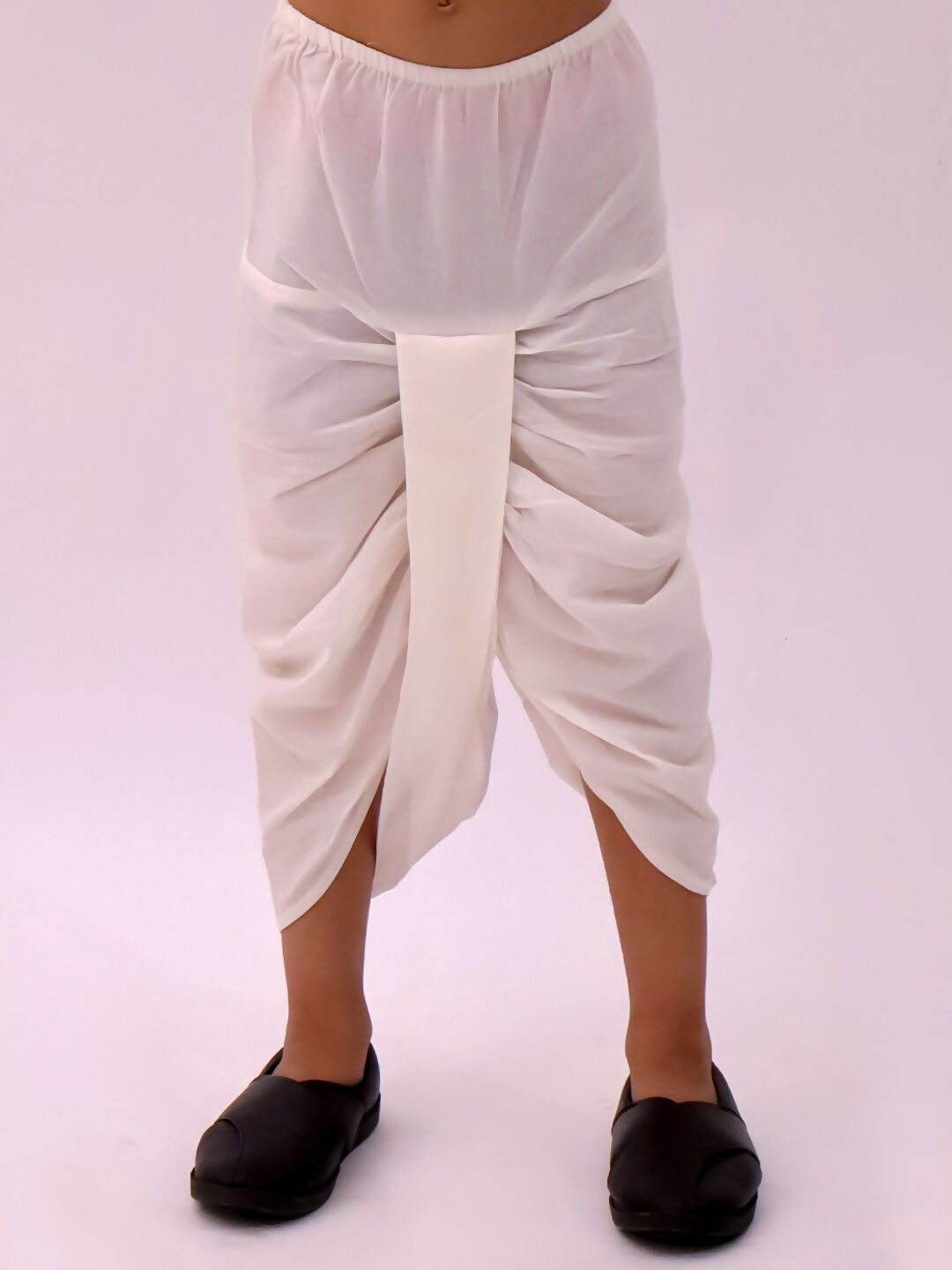 Lil Drama Mishti Off White Kurta and Dhoti For Boys | Swadesiicart