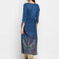 NOZ2TOZ Women's Dark Aqua Color Rayon Straight Kurta Only - Swadesiicart
