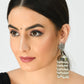 Mominos Fashion Johar Kamal Lotus Design Earrings With Pearls Jhumkas - Swadesiicart