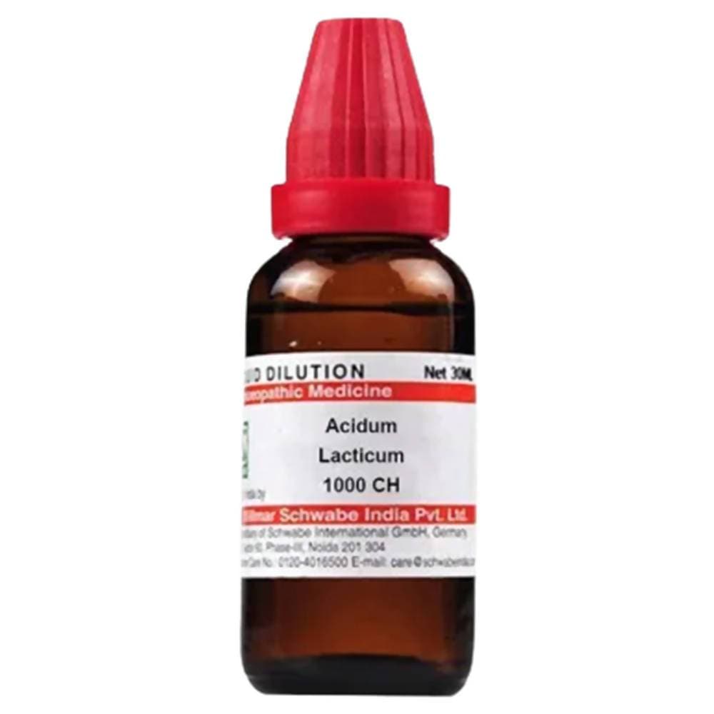 Dr. Willmar Schwabe India Acidum Lacticum Dilution | Swadesiicart