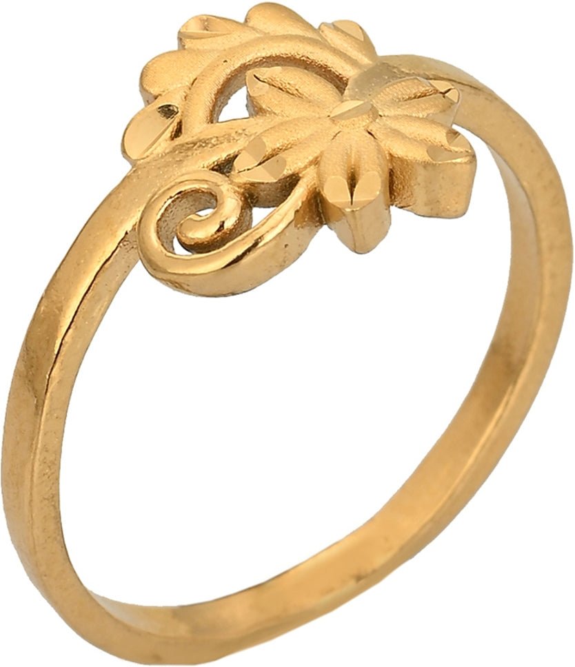AanyaCentric Gold-Polished Ring For Women & Girls | Swadesiicart