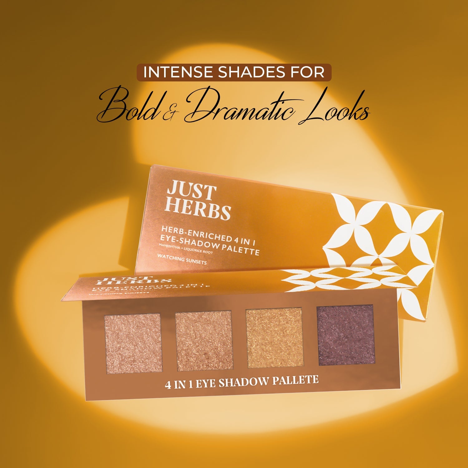 Herb Enriched 4-in-1 Eye-shadow Palette with Manjishtha and Liquorice Root (Copy)