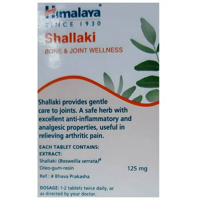 Himalaya Herbals Wellness Shallaki Tablets - Swadesiicart