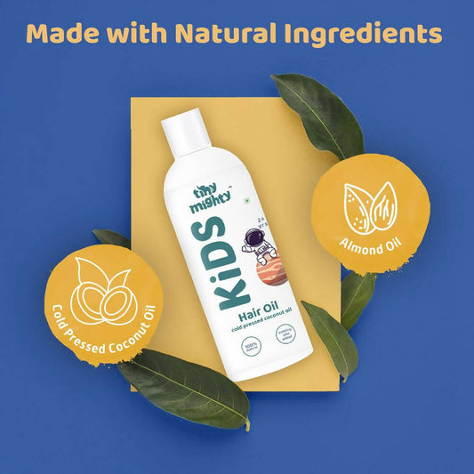 Tiny Mighty Kids Shampoo And Hair Oil Combo For Sensitive Skin - Swadesiicart
