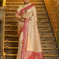 Astita Rajvastra Pink Banarasi Silk Saree | Swadesiicart