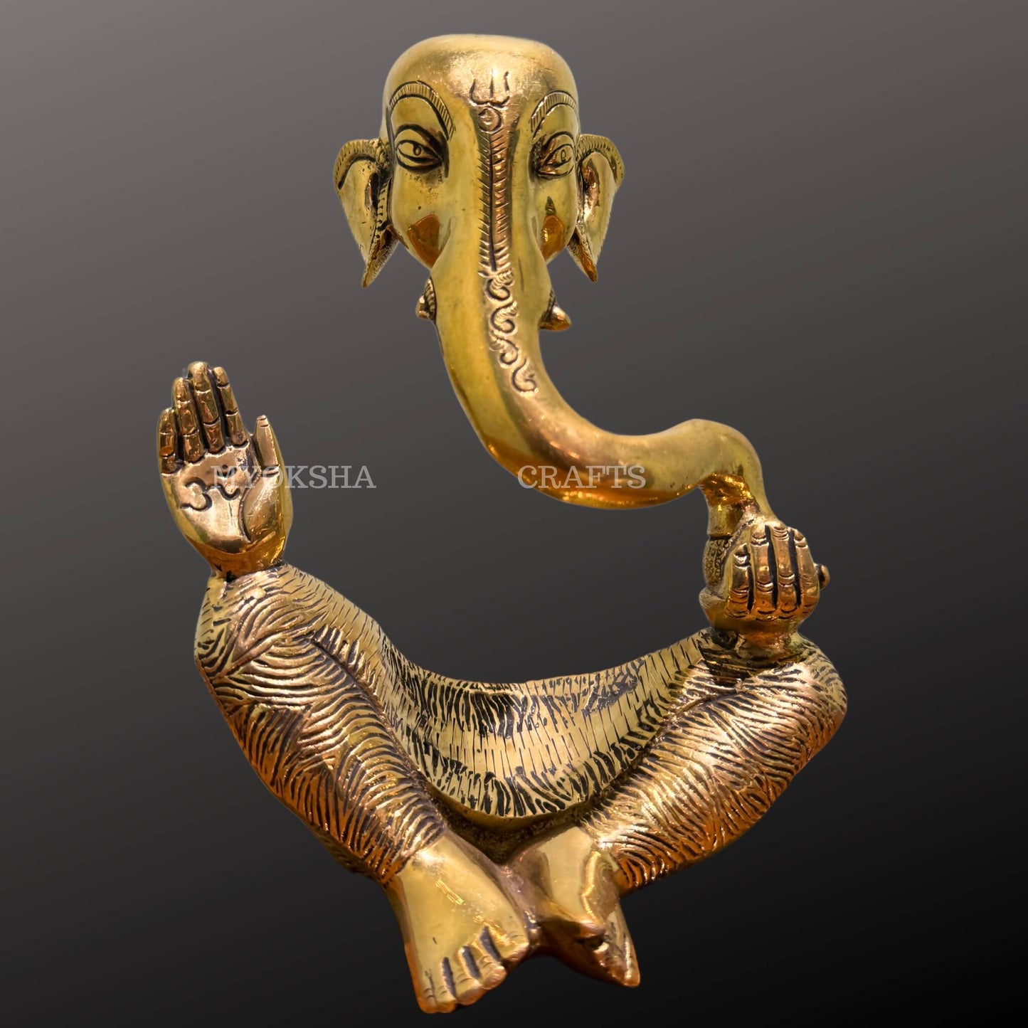 Brass Ganesha Statue - Divine India Art