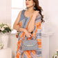 Designer Partywear Multi Georgette Fancy Saree - Satrangi | Swadesiicart