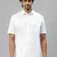 Ramraj Cotton Mens Half Sleeve White Shirt Plus Size - Breeze Cotton | Swadesiicart