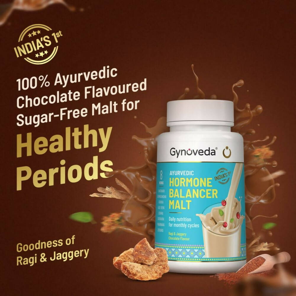Gynoveda Hormone Balancer Malt With Ragi & Jaggery | Swadesiicart