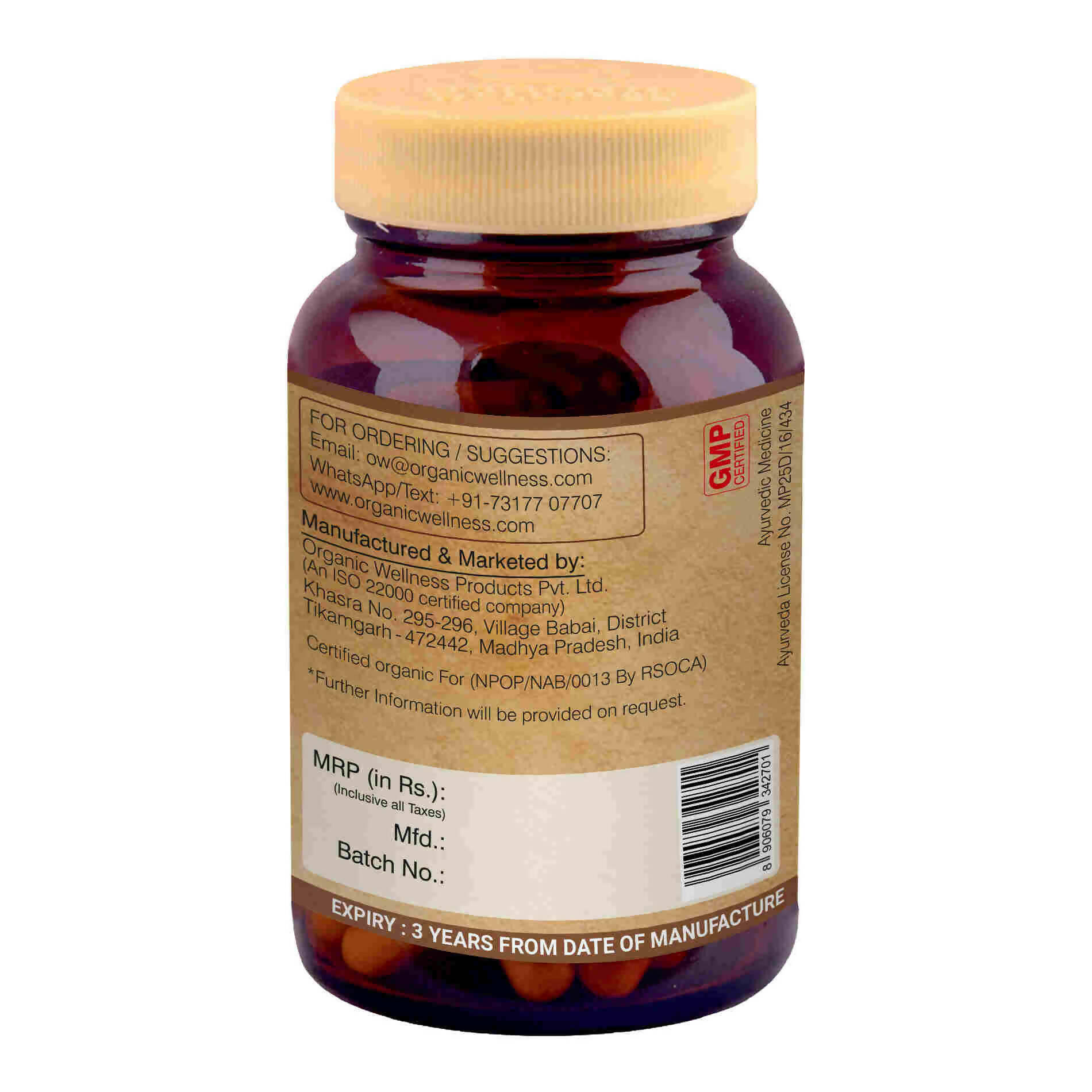 Organic Wellness Aloe Vera Capsules - Swadesiicart