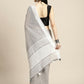 Shree Shyam Fashion Linen Grey Saree