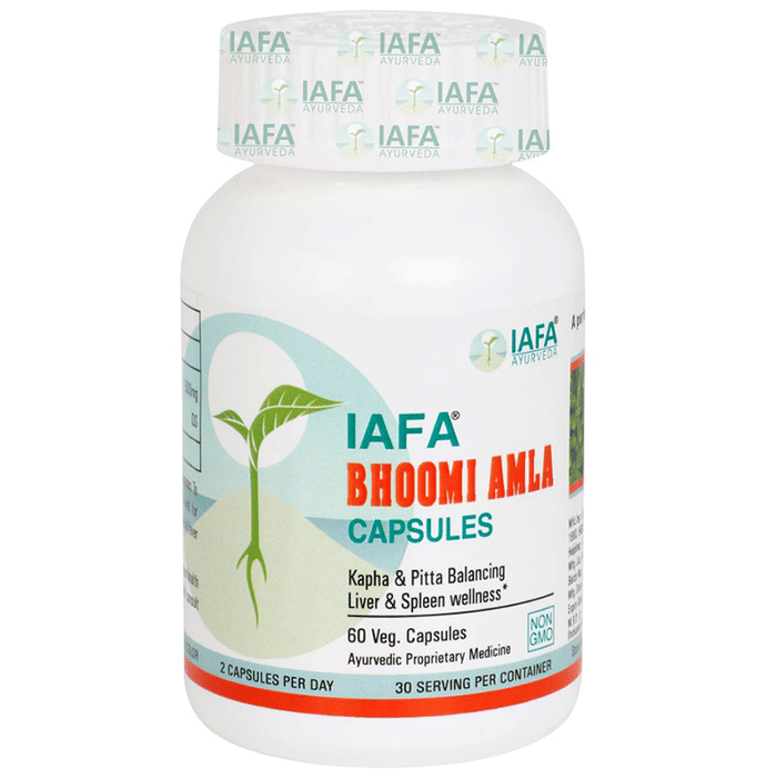 Iafa Ayuveda Bhoomi Amla Veg Capsules | Swadesiicart