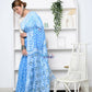 Very Much Indian Jamdhani Cotton Saree - Powder Blue | Swadesiicart