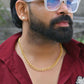 VOJ Gold-Polished Designer Circular Chain For Men | Swadesiicart