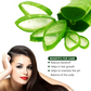 LA Organo Aloe Vera Gel for Face & Hair Moisturization and Papaya Skin Whitening Cream Combo | Swadesiicart
