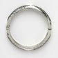 NVR Women's Silver-Toned German Silver Peacock Design Oxidised Kada Bangle - Swadesiicart
