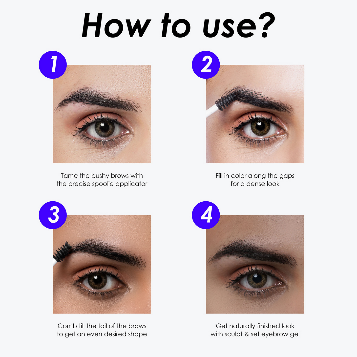 Blue Heaven Sculpt & Set Eyebrow Gel - Brown
