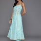 Ahalyaa Women's Traditional wear Kurta Set - Blue | Swadesiicart