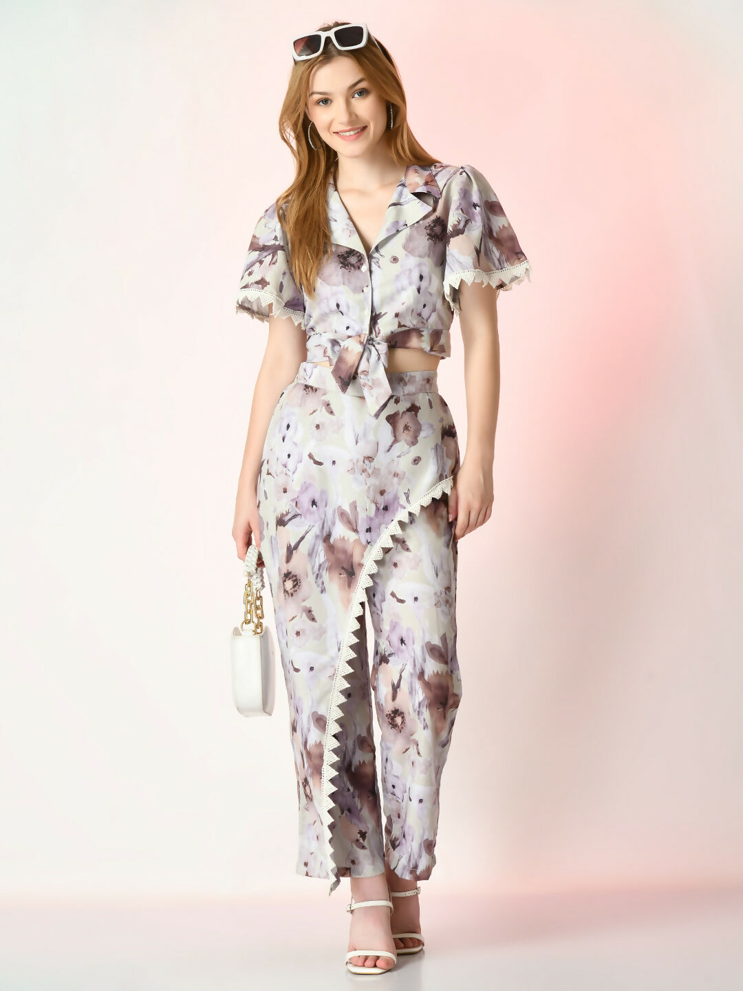 Myshka Women's Multi Printed Top With Trousers - Swadesiicart
