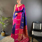 Joban Fashion Pink Peacock,Butti Banarasi Silk Sarees | Swadesiicart