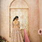 Kesar Fab Chiku Banarasi Silk Embroidered Lehenga | Swadesiicart
