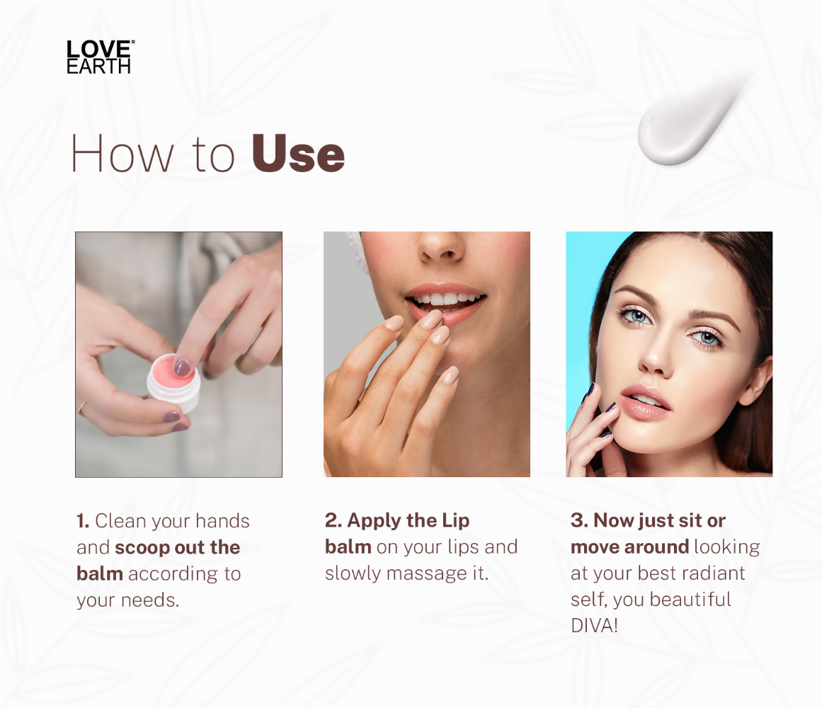 Love Earth Organic Coconut Lip Balm - Swadesiicart