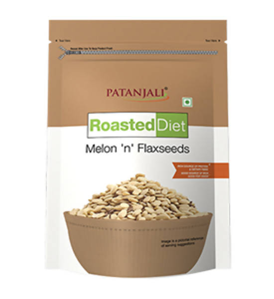 Patanjali Roasted Diet Melon N Flaxseeds | Swadesiicart