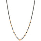 VOJ Gold-Polished Round Design Beaded Chain Mangalsutra - Swadesiicart