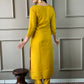 Partywear Designer Chanderi Mustard Stitched Suit With Dupatta - Tanisha | Swadesiicart