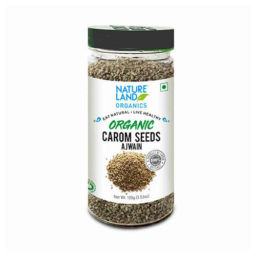 Nature Land Organics Carom Seeds (Ajwain) - Swadesiicart