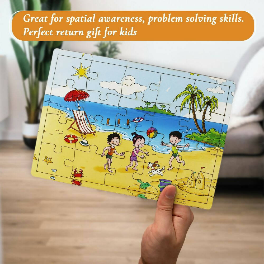 Matoyi Jigsaw Puzzles Combo ? Beach And Nature - Swadesiicart