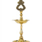 Spillbox Gold Toned Small Kuthu Vilakku Lakshmi Diya Pooja Essentials | Swadesiicart