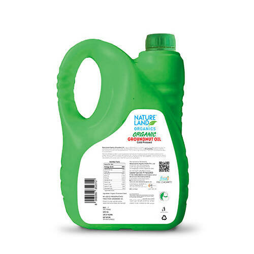 Natureland Organics Groundnut Oil - Swadesiicart