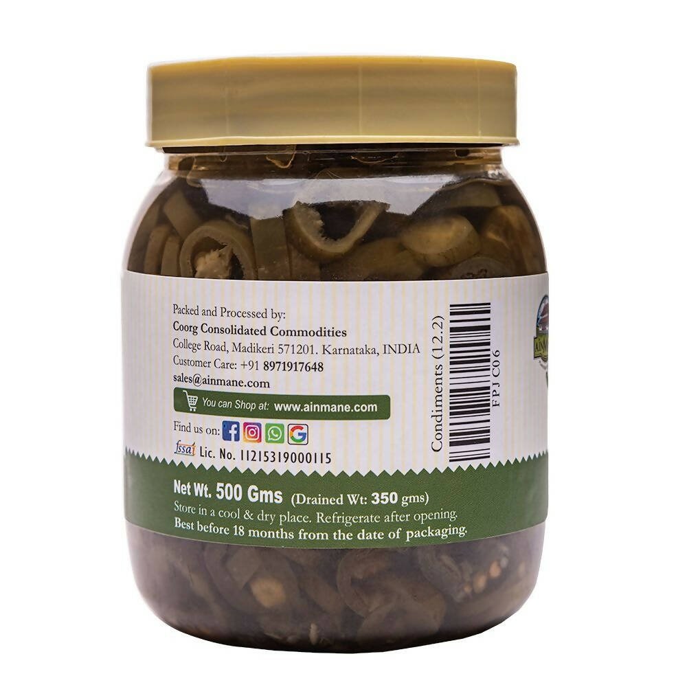 Ainmane Jalapenos Pickled Slices - Swadesiicart