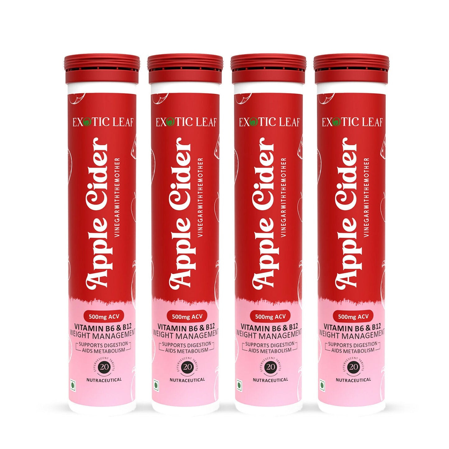 Exotic Leaf Apple Cider Vinegar Tablets - Swadesiicart