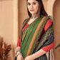 Aayaa Designer Winter Collection Printed Saree With Shawl - Multi Color
